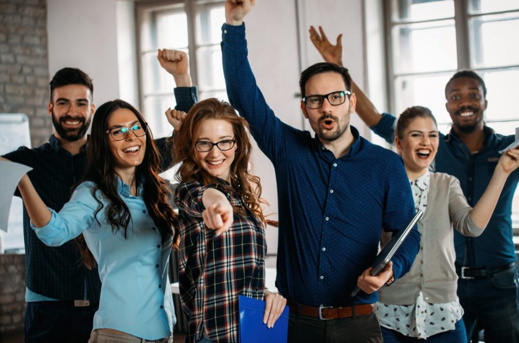 Happy employees