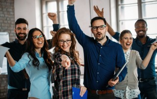 Happy employees