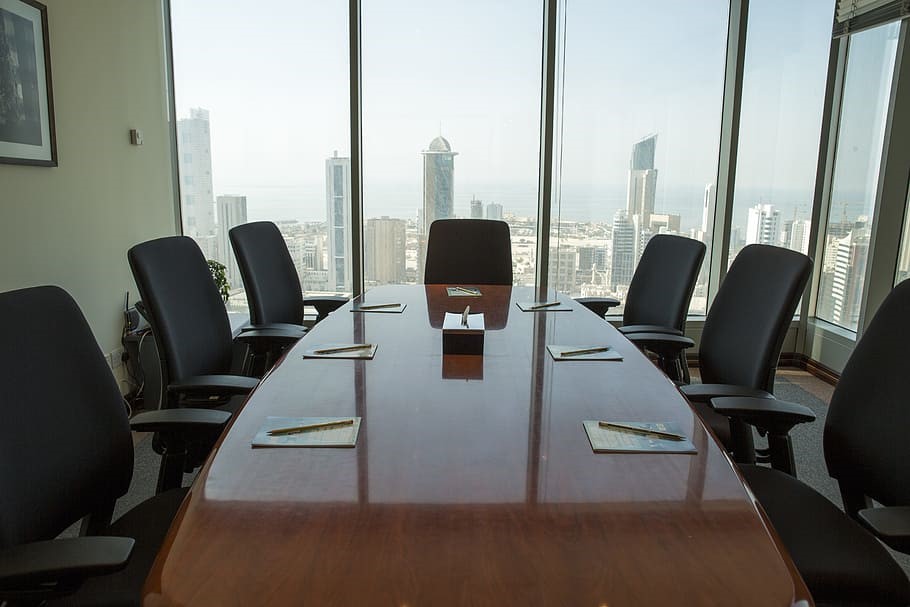 View a conference room