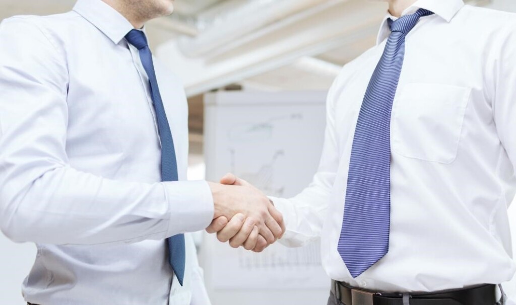 Employee and manager meeting