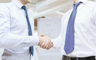 Employee and manager meeting
