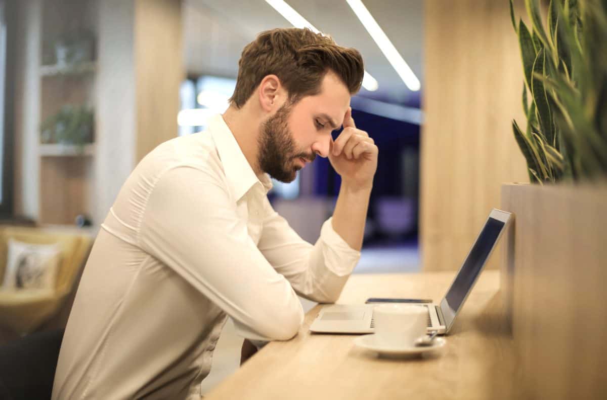 Depressed worker