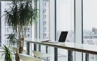 Office Desk Overlooking the Window