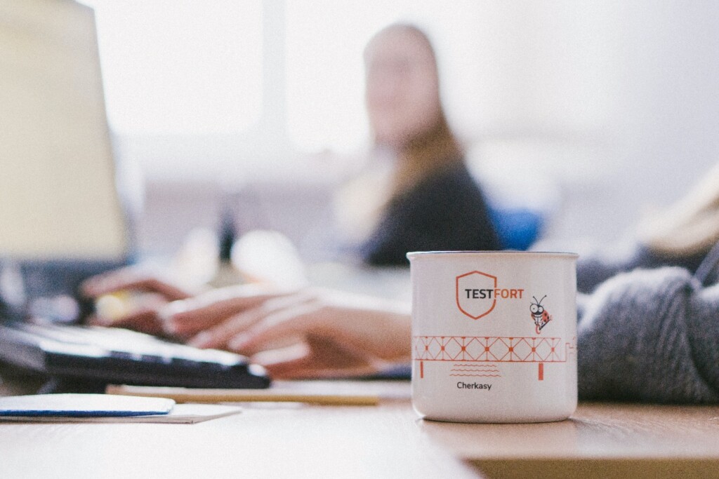 A Cup Branded with Company Name