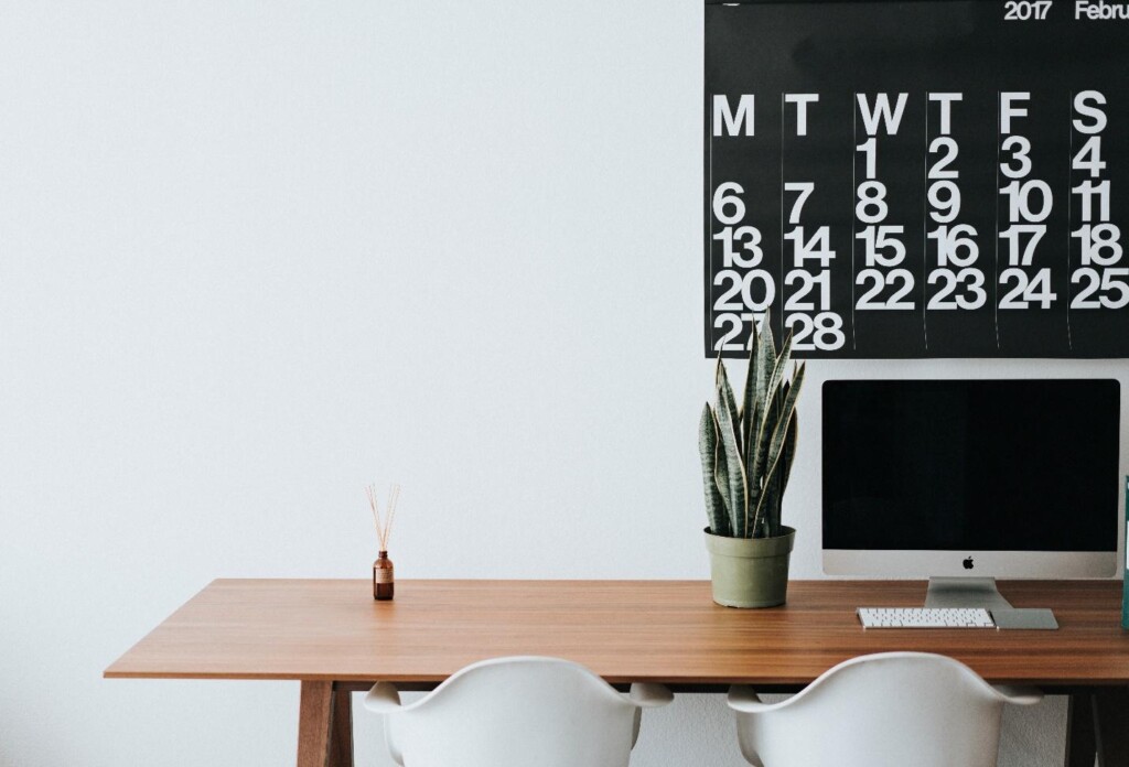 A Desk-Space with No Equipment