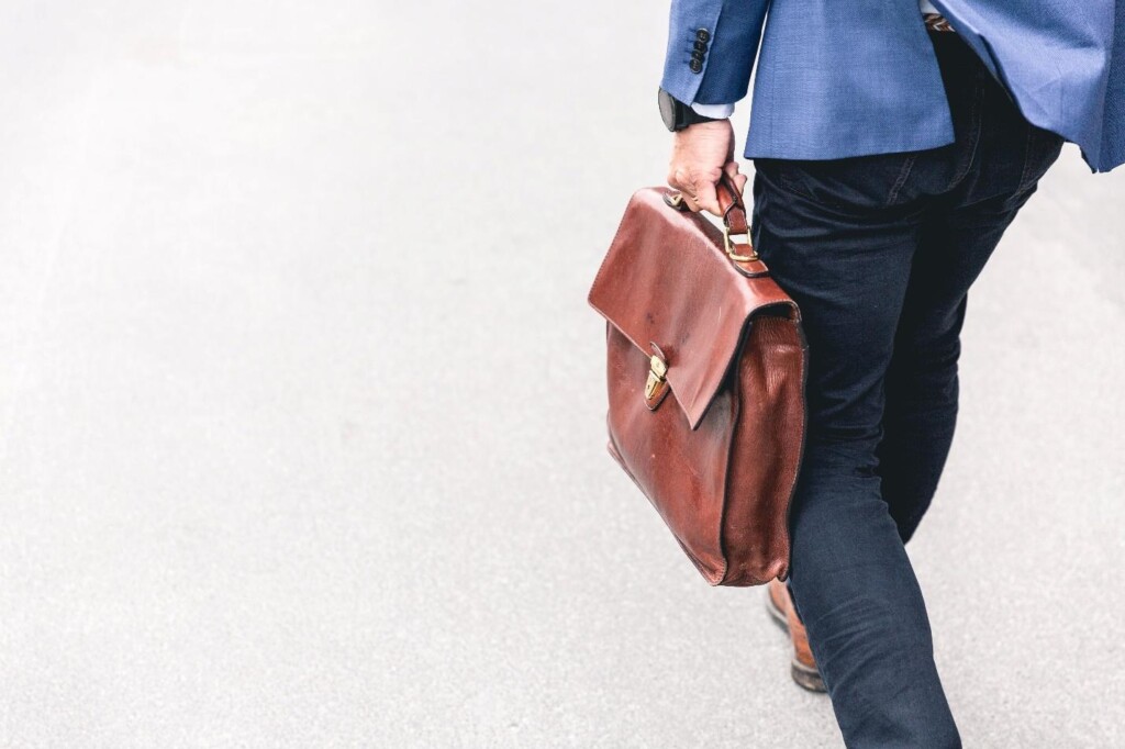 A Man Dressed in Office Wear