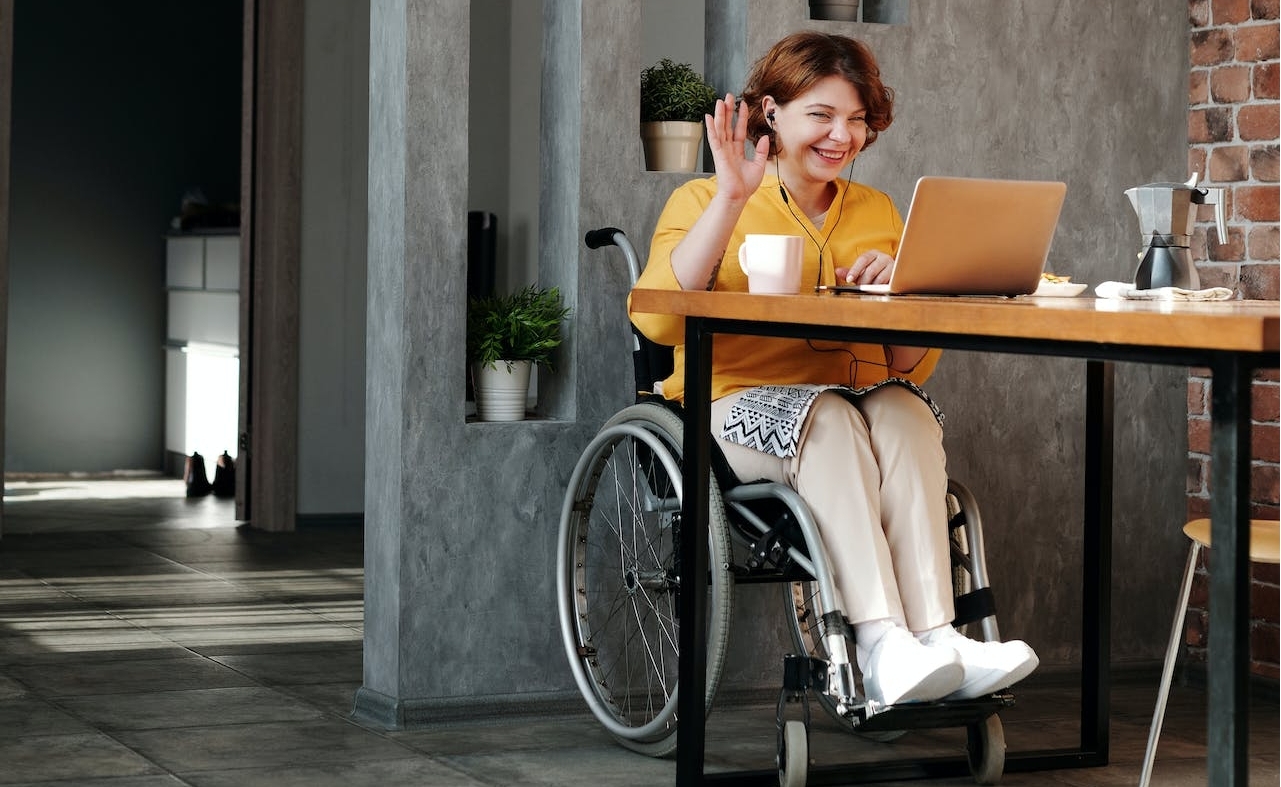A Disabled Working Woman