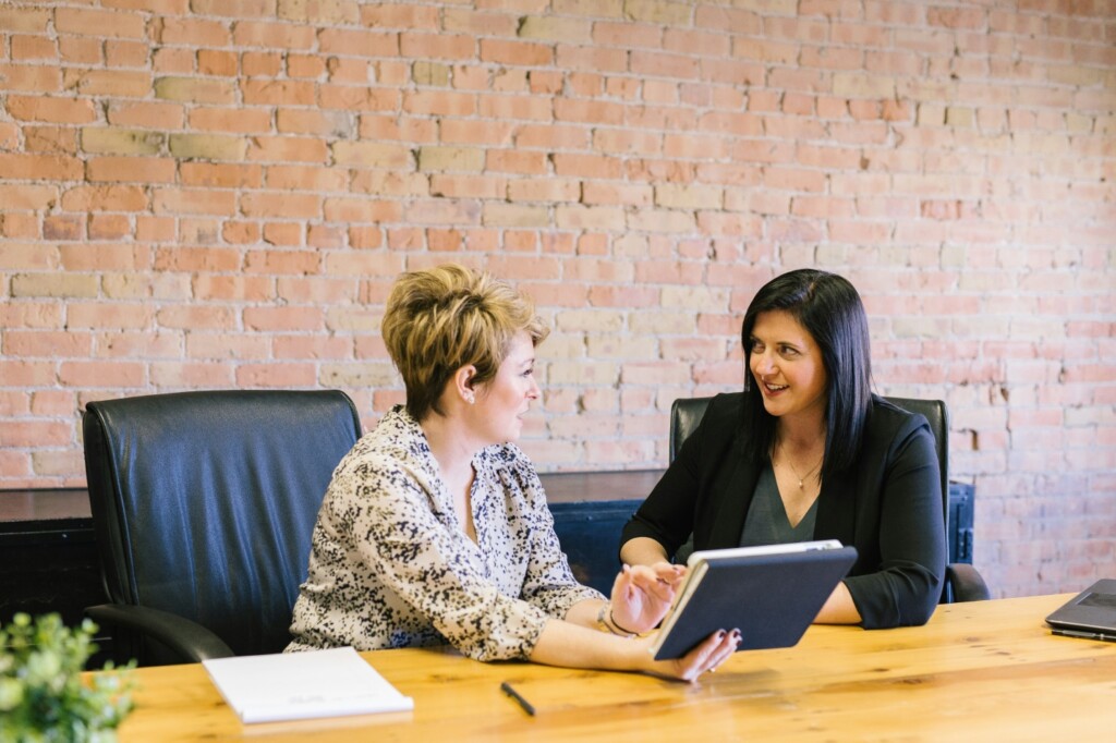 Employees in a workplace