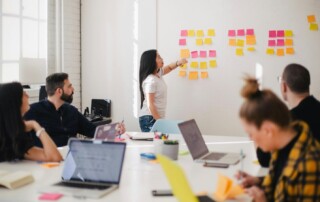 Employees in an office