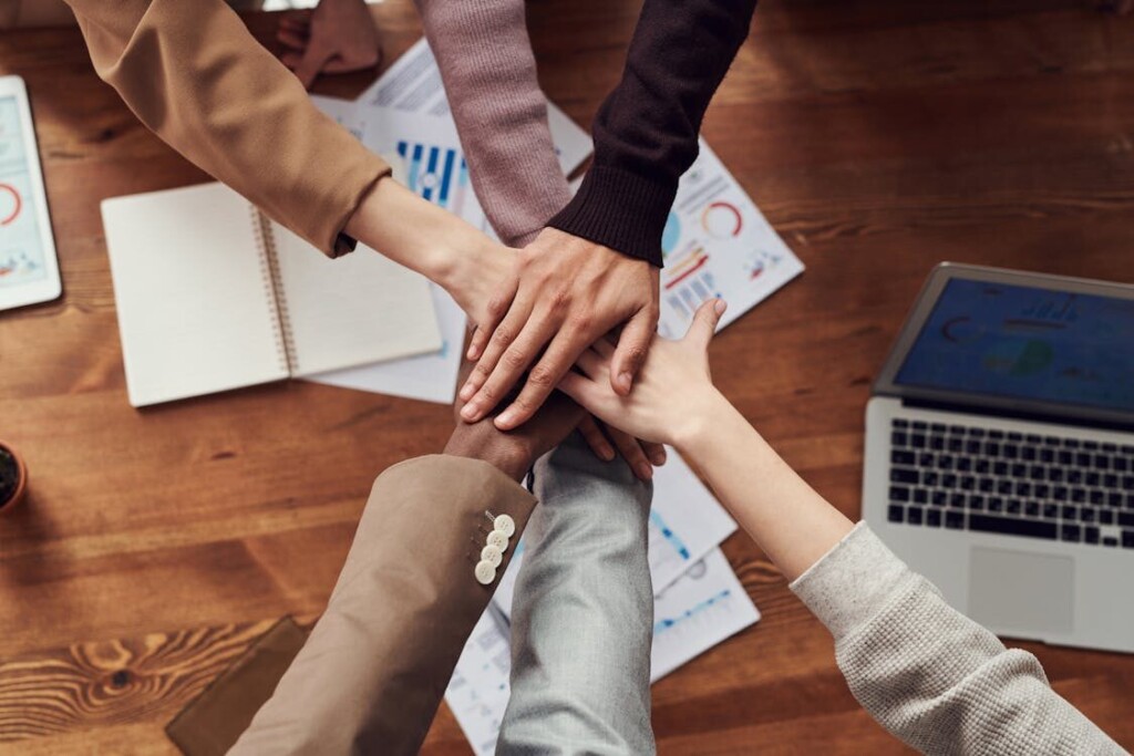Team-building activities leading to a strong company culture