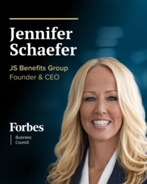 Jennifer Schaefer Founder and CEO of JS Benefits Group welcomed to Forbes Business Council